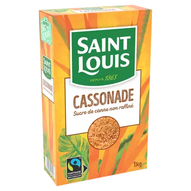 Sucre cassonade équitable SAINT LOUIS, étui bec verseur