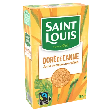 Doré de canne équitable SAINT LOUIS, étui bec verseur 1kg