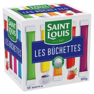 Bûchette sucre poudre SAINT LOUIS 4g x 125 doses