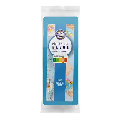 Pâte a sucre bleue SAINTE LUCIE, 100g