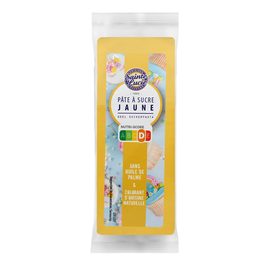 Pâte a sucre jaune SAINTE LUCIE, 100g