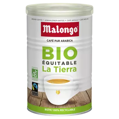 Café moulu Bio MALONGO La Tierra - compatible MALONGO - 250g