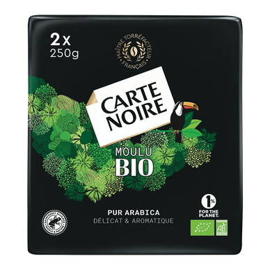 Café moulu Bio CARTE NOIRE N°5 - Amérique latine - 2x250g