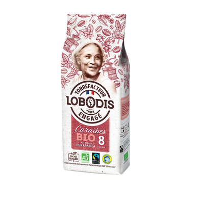 Café moulu Bio LOBODIS Caraïbes N°8 - Caraïbes - 250g