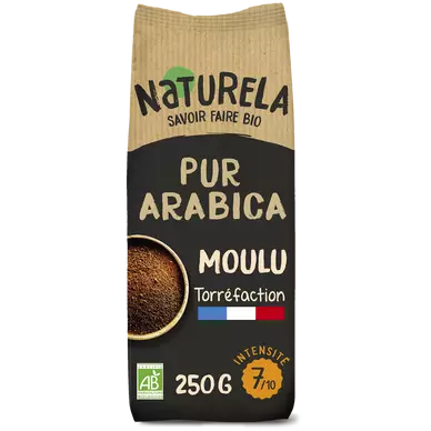 Café moulu Bio NATURELA PUR ARABICA N°7 - 250g