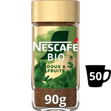Café soluble Bio NESCAFE SPECIAL FILTRE BIO DOUX & FRUITE N°6 - 90g