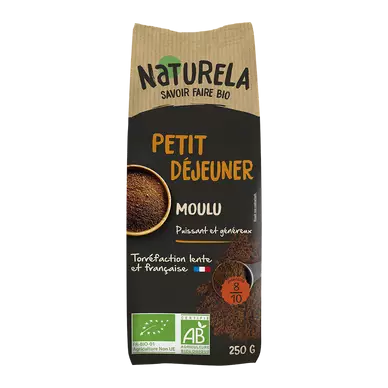 Café moulu Bio NATURELA PETIT DEJEUNER N°8 - 250g