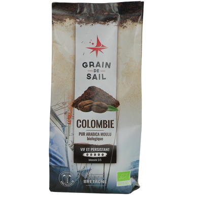 Café moulu Bio EXCELSO Café de Colombie moulu bio N°5 - Colombie - 250g