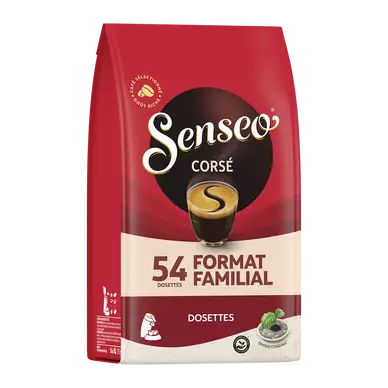 Café dosettes SENSEO Corsé - Compatible SENSEO - x54