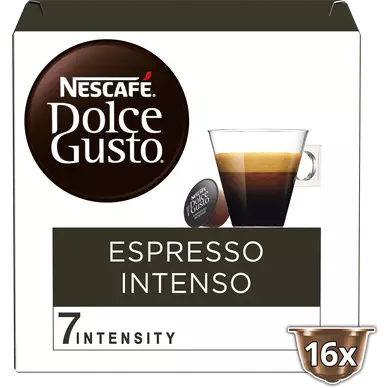 Café capsules NESCAFE Espresso Intenso N°7 - compatible DOLCE GUSTO -x16