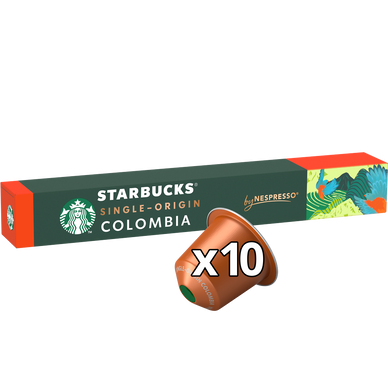 Café capsules STARBUCKS COLOMBIA N°7 - Colombie - compatible NESPRESSO - x10