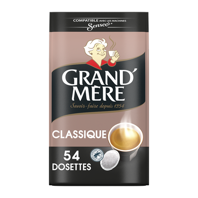 Café dosettes SENSEO GRAND MÈRE Classique - Compatible SENSEO - x54