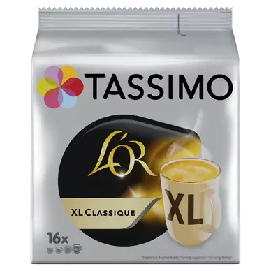 Café dosettes TASSIMO L'OR XL Classique - Compatible TASSIMO - x16