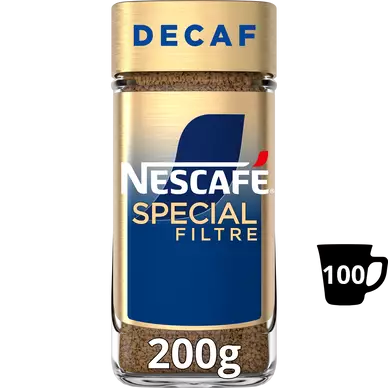 Café soluble NESCAFE SPECIAL FILTRE DECAFEINE N°7 - 200g