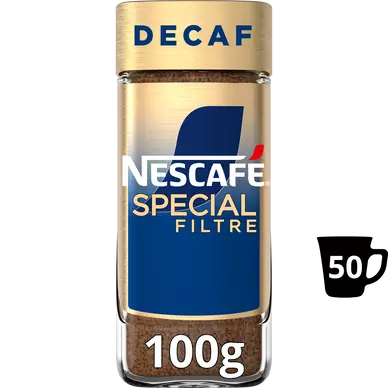 Café soluble NESCAFE SPECIAL FILTRE Décaféiné N°7 - 100g