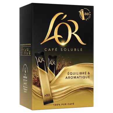 Café soluble L'OR Classique Sticks - x80