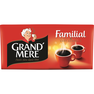 Café moulu GRAND MÈRE Familial - 4x250g