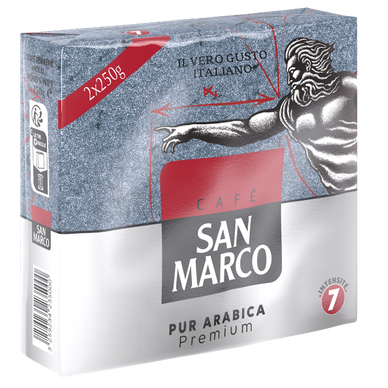 Café moulu SAN MARCO PUR ARABICA N°7 - 2x250g