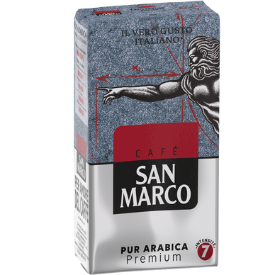 Café moulu SAN MARCO PUR ARABICA Premium N°7 - Italie - 250g