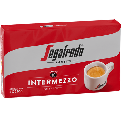 Café moulu SEGAFREDO-ZANETTI INTERMEZZO N°10 - 3x250g
