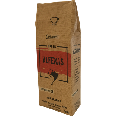 Café moulu CAFE CARAVELLE BRESIL ALFENAS N°5 - Brésil - 250g