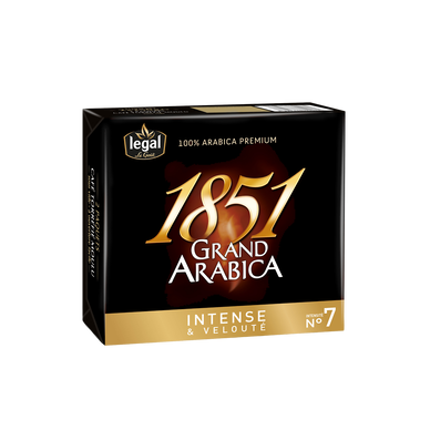 Café moulu LEGAL 1851 GRAND ARABICA INTENSE & VELOUTE N°7 - 2x250g