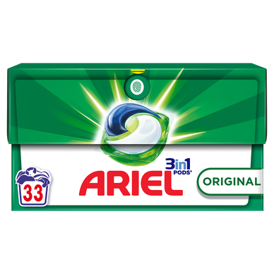 Lessive dose All-in-1 Pods Détergent ARIEL ORIGINAL - x33 Doses