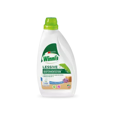 WINNI'S - Lessive liquide - Alep et verveine - 25 lavages - 1.125 l