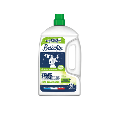 BRIOCHIN - Lessive liquide - Hypoallergénique - 50 lavages - 2.27 l