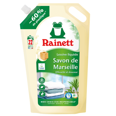 RAINETT - Lessive liquide - 32 lavages - 1.6 l