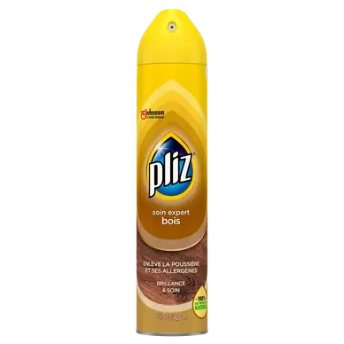 PLIZ® - Soin Expert Bois - Brillance & Soin - Aérosol - Clas