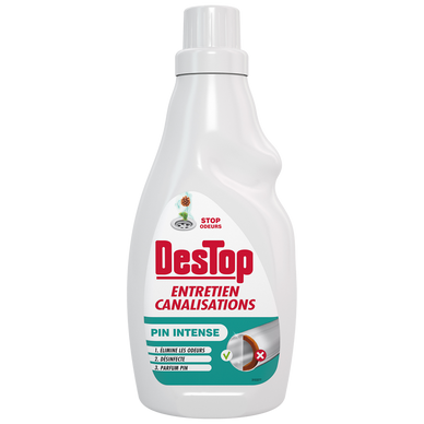 Nettoyant entretien canalisation pin intense 2en1 DESTOP 750ml