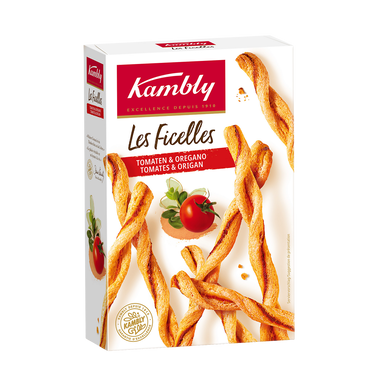 Ficelles à la tomate et aux fines herbes KAMBLY, 100g