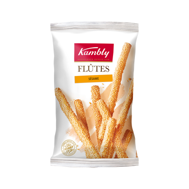 Flûtes au sésame KAMBLY, paquet de 125g