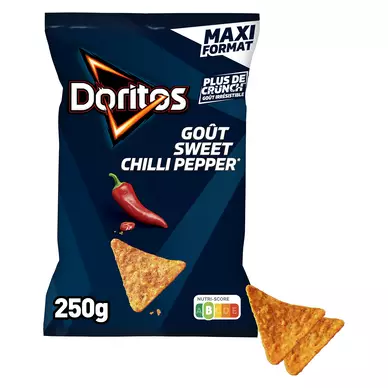 Biscuit apéritif saveur sweet chilli pepper DORITOS - 250g