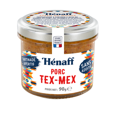 Tartinade porc tex-mex HENAFF 90g