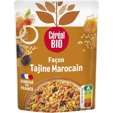 Orge Pruneaux à la Marocaine repas express CEREAL BIO - 220g