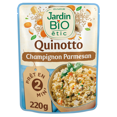 Quinotto champignon parmesan bio façon risotto JARDIN BIO, 220g