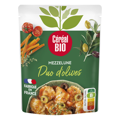 Mezzelune duo d'olives bio CEREAL BIO 280g