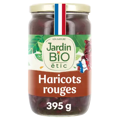 Haricots rouges à la sauge JARDIN BIO - Bocal 395g