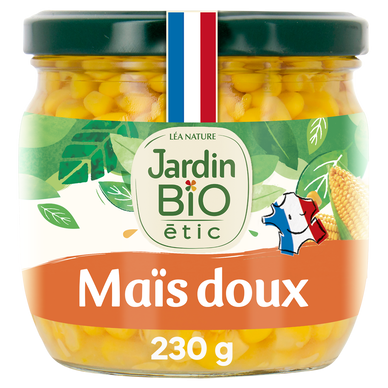 Maïs doux en grains bio JARDIN BIO - Bocal 230g