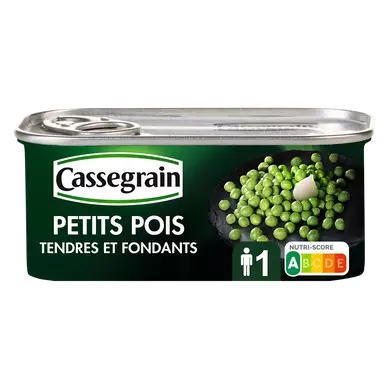 Petits pois CASSEGRAIN - Boîte 140g