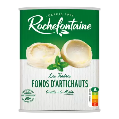 Fonds d'artichauts rochefontaine 1/2 400g