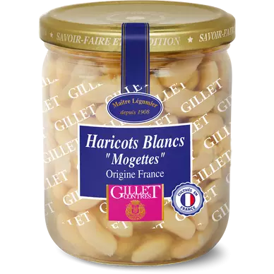 Haricots blancs Mogette GILLET CONTRES - Bocal 225g