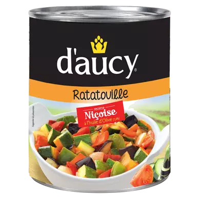 Ratatouille cuisinée D'AUCY - Boîte 750g
