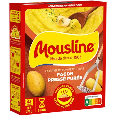 Purée presse purée MOUSLINE 3 personnes 375g