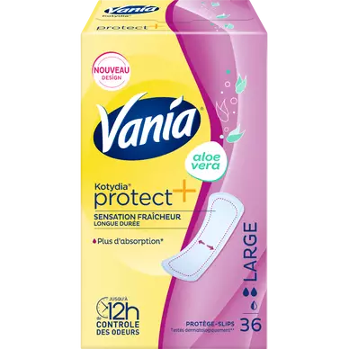 Protège-slips Kotydia aloé véra protect plus large VANIA, x36
