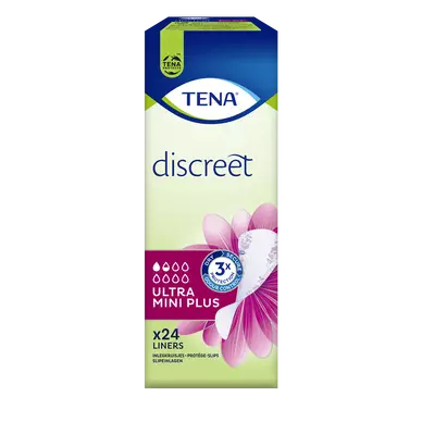 Serviettes pour incontinence ultra mini plus TENA LADY, x24