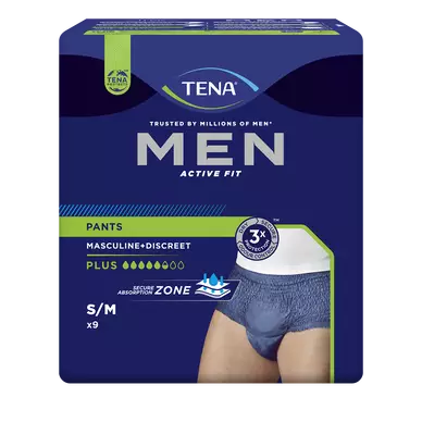 Sous-vêtement incontinence active fit pants plus - taille M - TENA FORMEN, x9