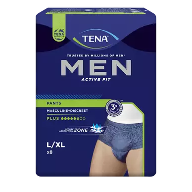 Sous-vêtement incontinence homme active fit pants plus- taille L - TENA, x8